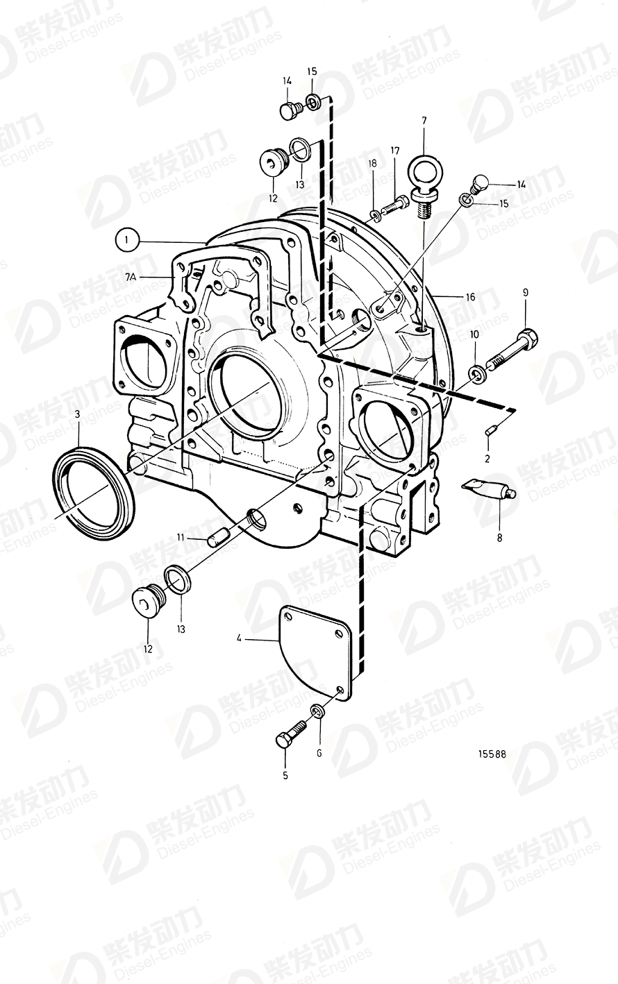 volvo penta Spacer ring 837389 Drawing volvo penta Spacer ring 837389 Drawing